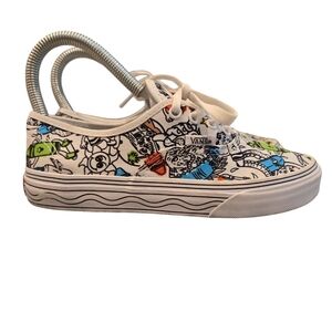 VANS X CRAYOLA SKETCH YOUR WAY SKATE SHOES. SIZE 3Y